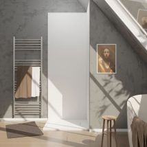 Aurlane - Pannello Murale Finitura Alluminio Bianco 90 x 250 cm - wall'it