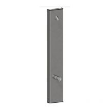 Pannello doccia in acciaio inox con miscelatore temporizzato 25 sec Idral TDCM3-01000 Cromato - Ottone