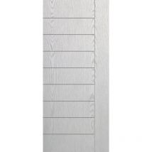 Pannello Esterno per Portone Blindato Bianco in Vetroresina Pantografato Elba