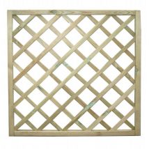 Pannello grigliato in legno di pino autoclavato 90x90 cm Forest