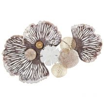 Decorazione parete ferro decorativo cm 97,2X8X58 - dark