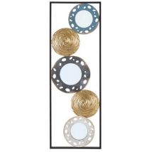 Decorazione Parete Ferro Rettangolarecm 31X3X90 - gloty
