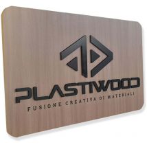 Pannello in wpc Spessore 20 mm finitura legno chiaro - Misura: Kit 4 pz 30x30 cm