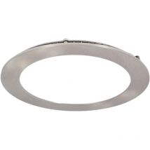 Pannello led incasso silver tondo slim 18 watt plafoniera luce 6500k