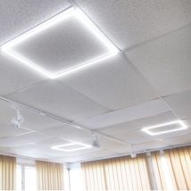 Frame luminoso bianco 2x led 6000K 48W false pannello 60X60 2 unità Pannello led - Jandei