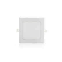 Pannello led quadrato slim 12w ip20 incasso faro faretto completo driver bianco luce calda naturale fredda Downlight fredda bianca 6500k