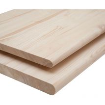 Pannello legno lamellare monostrato abete stondato mm 18 x varie misure x 2450