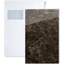 Wallface - 1 campione S-19343 marble emperador ar+ S-Glass Collection campione di pannello murale in circa din A5