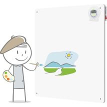 Niklas - Pannello Riscaldante A Parete Ambiente Cm.60x60 Potenza 425w