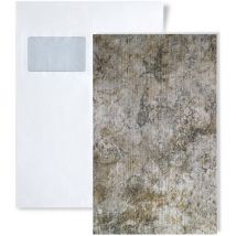 1 campione S-17275 Wallface vintage silver Deco Collection campione di pannello decorativo in circa din A5