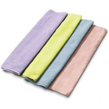 Bayeta microfibras 100%. Pack 4 unidades Medidas: 36x38 cm Súper absorbente. Ideal para Todo Tipo de Superficies Confezione da 4 Panni in Microfibra,