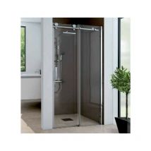 Breuer - Panorama Nova porte coulissante pour niche version droite Dimensions paroi fixe: 160 cm