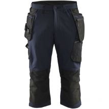 Arbeits-pantacourt Aus Dehnbarem Handwerkerstoff 4d 1521 – Marine/schwarz 3xl – Fr(54) – Se(c60) – Normen