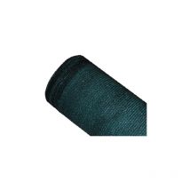 Maillestore - Pantalla 85 % - Verde/Negro - 130 g/m² - Sin ojales Verde/Negro de 1,20 m x 10 m
