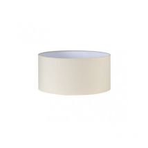 Pantalla Cilindrica Dori E27 beige 45Dx45dx22h Cm Tejido Popelin