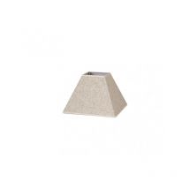 Pantalla piramide tenorio e27 lino beis 25dx11dx18h