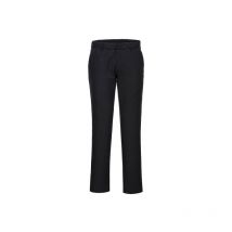 Pantalón Chino Stretch Slim de cierre por barra hechura Regular Portwest S232 32 pulgadas Negro