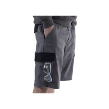 Pantalón corto bitono stretch para verano TORROX SAFETOP XS Gris / Negro