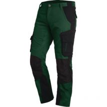 FHB - Pantalón de trabajo florian talla 46 verde / negro
