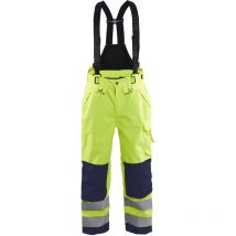 Hardshell-hosenträgerhose Mit Hoher Sichtbarkeit 1867 - Neon-gelb/marine 2xl - Fr(52) - Se(c58) - Normen