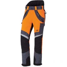 Pantalon anti-coupures X-treme Air orange/gris, coupe sport, taille eu 52/ fr 46