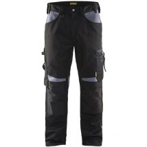 Blakläder Bundhose Handwerk, schwarz / grau, Konfektionsgröße 28