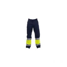 Pantalon av multibolsillo amar/azul