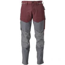 Hose mit Knietaschen 22379-311-2289 Gr. 82C56 bordeaux/anthrazitgrau - Mascot