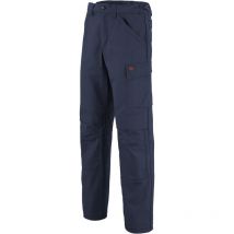 Lafont Gartenhose Marine Blau XS (36-38) – Elastischer Gürtel – Italienische Taschen – Reißverschluss-Fly – Verstellbare Hosenbeine