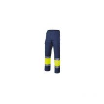 Pantalon Bicolor Alta Visibilidad Marino / Amarillo xxl Velilla