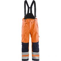 Pantalon à bretelles hardshell haute visibilité 1867 - Orange fluo/Marine m - FR(44) - SE(C50) - Courtes
