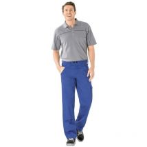 Pantalon à ceinture Cargo BW290 taille 54 bleu granuleux 100 % co