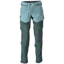 Pantalones con bolsillos para rodilleras Mascot Ultimate - Ligeros y repelentes al agua - 22279-605-Verde menta-62