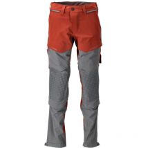 Mascot - Pantalones con bolsillos para rodilleras Ultimate - Ligeros y repelentes al agua - 22279-605-Rojo-41