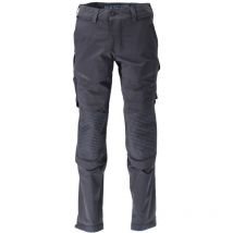 Pantalón con bolsillos para rodilleras Mascot Ultimate - Ligero y repelente al agua - 22279-605-Azul marino-40