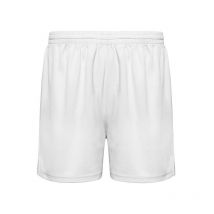 Pantalón corto deportivo con cinturilla elástica player Roly l Blanco