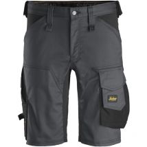 Snickers Workwear - 61435804056-pantalones cortos elásticos allroundwork gris acero-negro talla 56