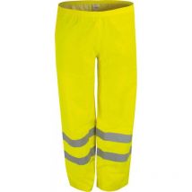 Pantalon de pluie Haute visibilité jaune Taille s, jaune