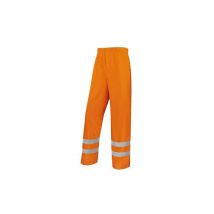 Pantalon de pluie haute visibilité, orange fluo - l