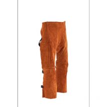 Stamos - Pantalon de soudeur - Taille l Vêtement soudeur Croûte de cuir de bovin