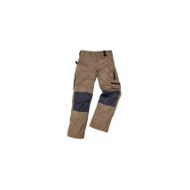 Pantalón de trabajo Campo, Talla 52, beige/gris