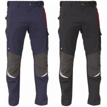 Siggi - Pantaloni da lavoro multitasche Finder -Grigio-MGris - - Gris
