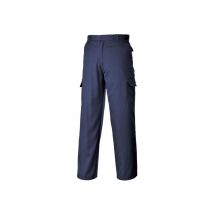Pantalón de trabajo tejido Kingsmill de algodón pre-encogido Combat Regular C701 30 pulgadas Azul Marino