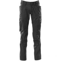 Mascot - Pantalones de trabajo Accelerate con bolsillos para rodilleras - 18579-442-Negro-90-41