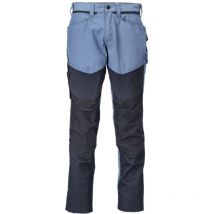Pantalones de trabajo a medida con bolsillos para rodilleras - 22479-230-41-82-Azul gris - Mascot