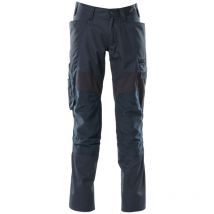 Mascot - Pantalón de trabajo Accelerate con bolsillos para rodilleras - 18579-442-Azul marino-82-48