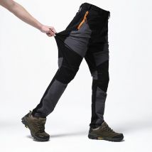 Pantalon de travail avec renforts noir-gris Pantalon de jardinage - Taille: L, gris foncé