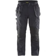 Pantalon de travail avec poches flottantes stretch 1496 - Noir/Gris foncé s - FR(40) - SE(C46) - Courtes