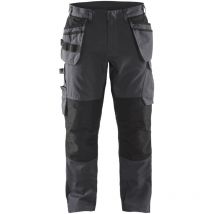 Pantalon de travail avec poches flottantes stretch 1496 - Gris/Noir S - FR(40) - SE(C46) - Courtes