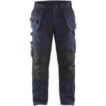 Pantalon de travail avec poches flottantes stretch 1496 - Marine/Noir l - FR(46) - SE(C52) - Courtes